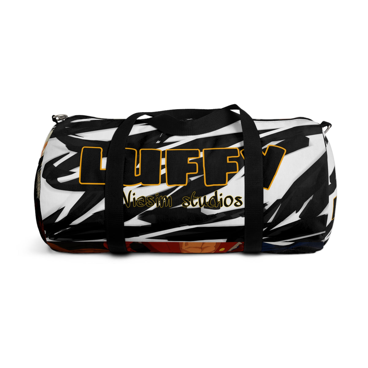 Luffy Inspired Black Duffel Bag