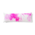 Pink Ink Swirl Body Pillow
