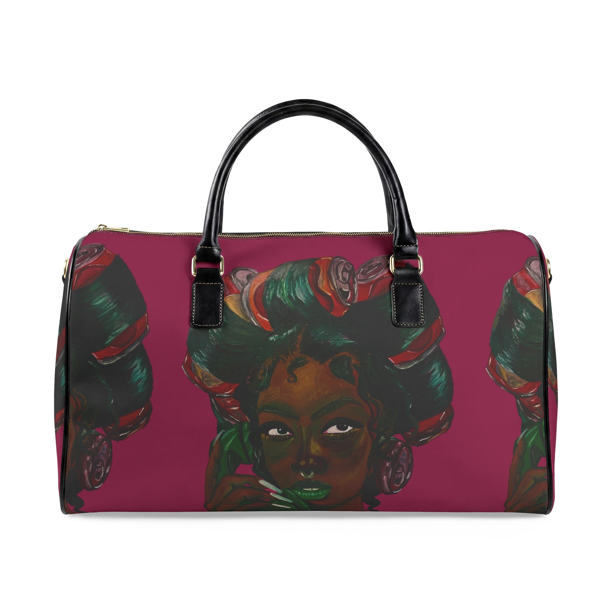 Call Me Carbonated Faux Leather Weekend Bag