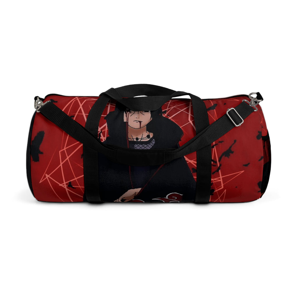 Red Itachi-Inspired Anime Duffel Bag