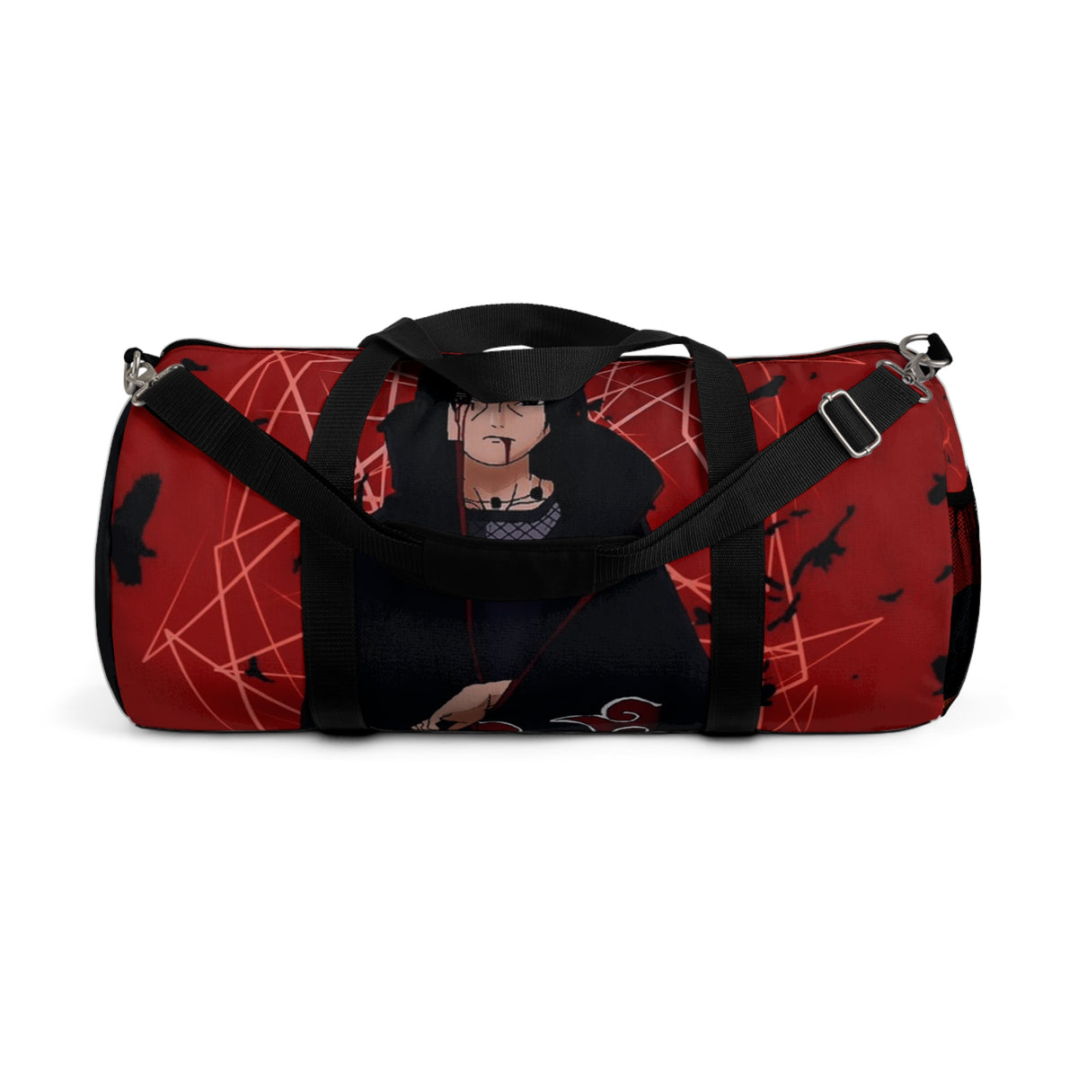 Red Itachi-Inspired Anime Duffel Bag