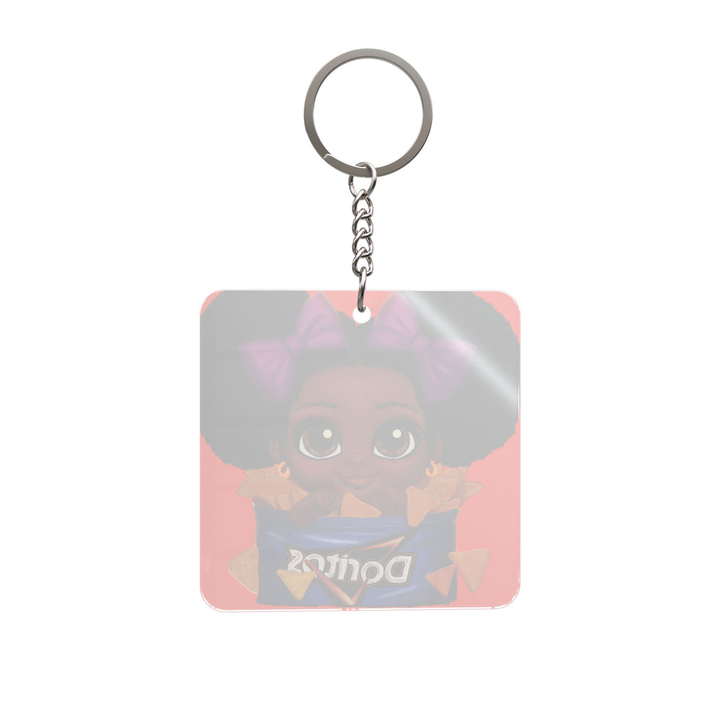 Viasim Square Keychain