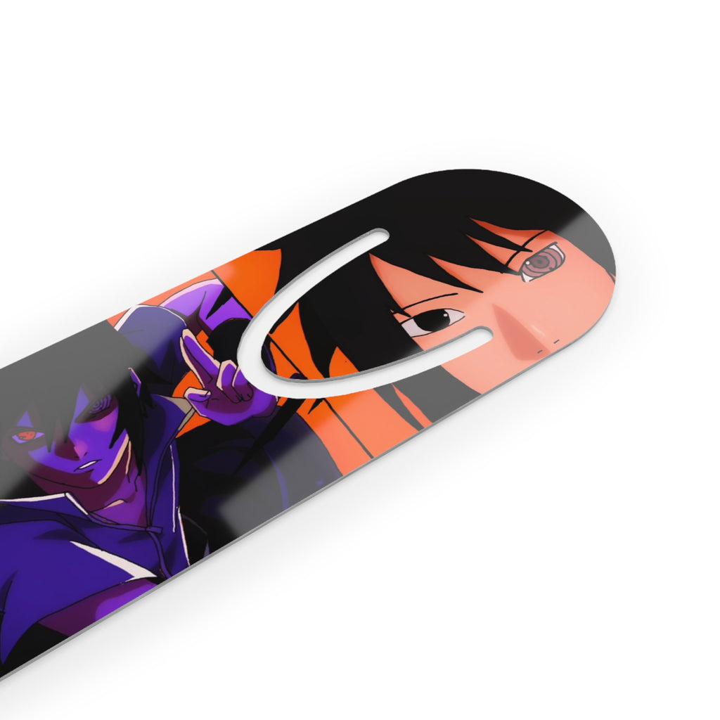 Sasuke Uchiha Anime Metal Bookmark