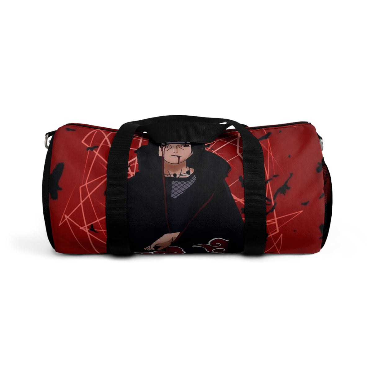 Red Itachi-Inspired Anime Duffel Bag