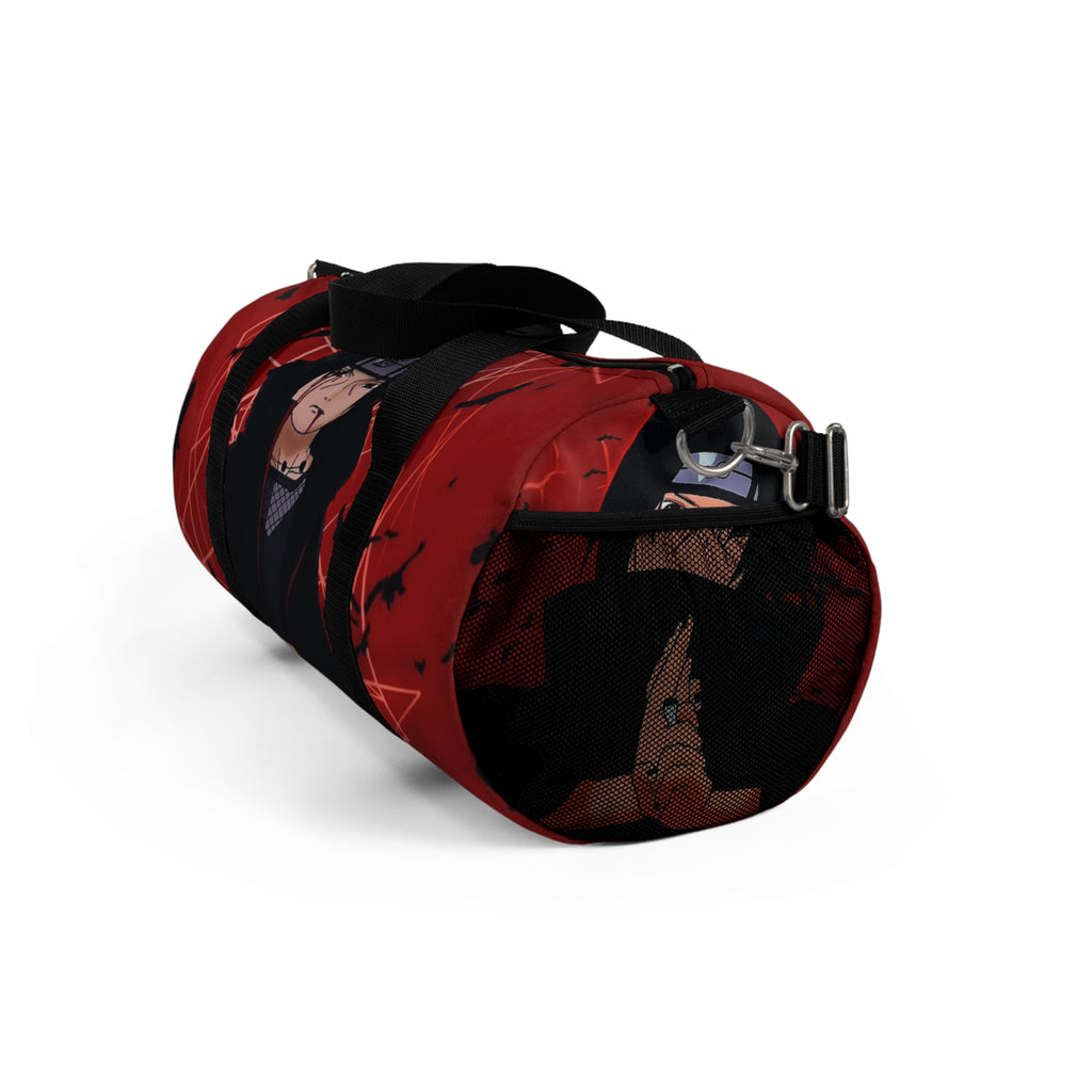 Red Itachi-Inspired Anime Duffel Bag