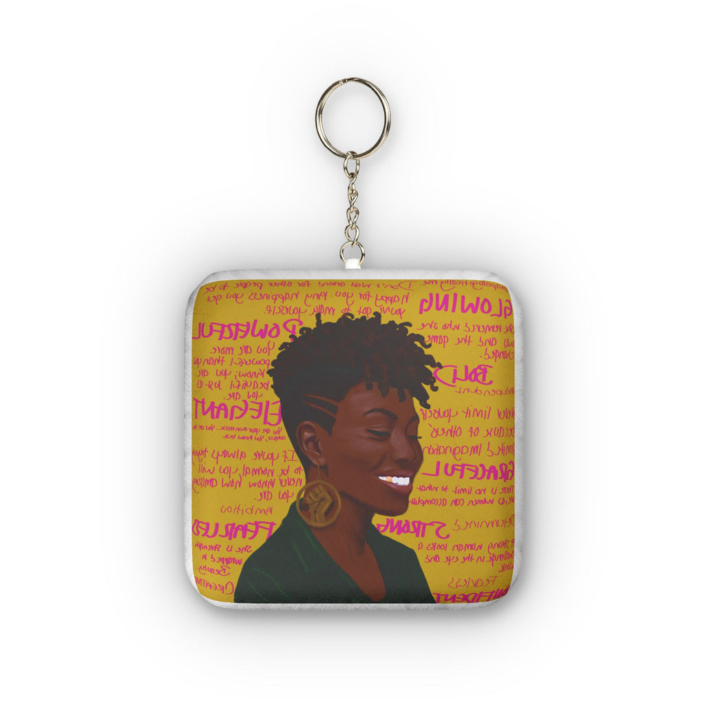 Unapologetically Black Mini Plush Keychain