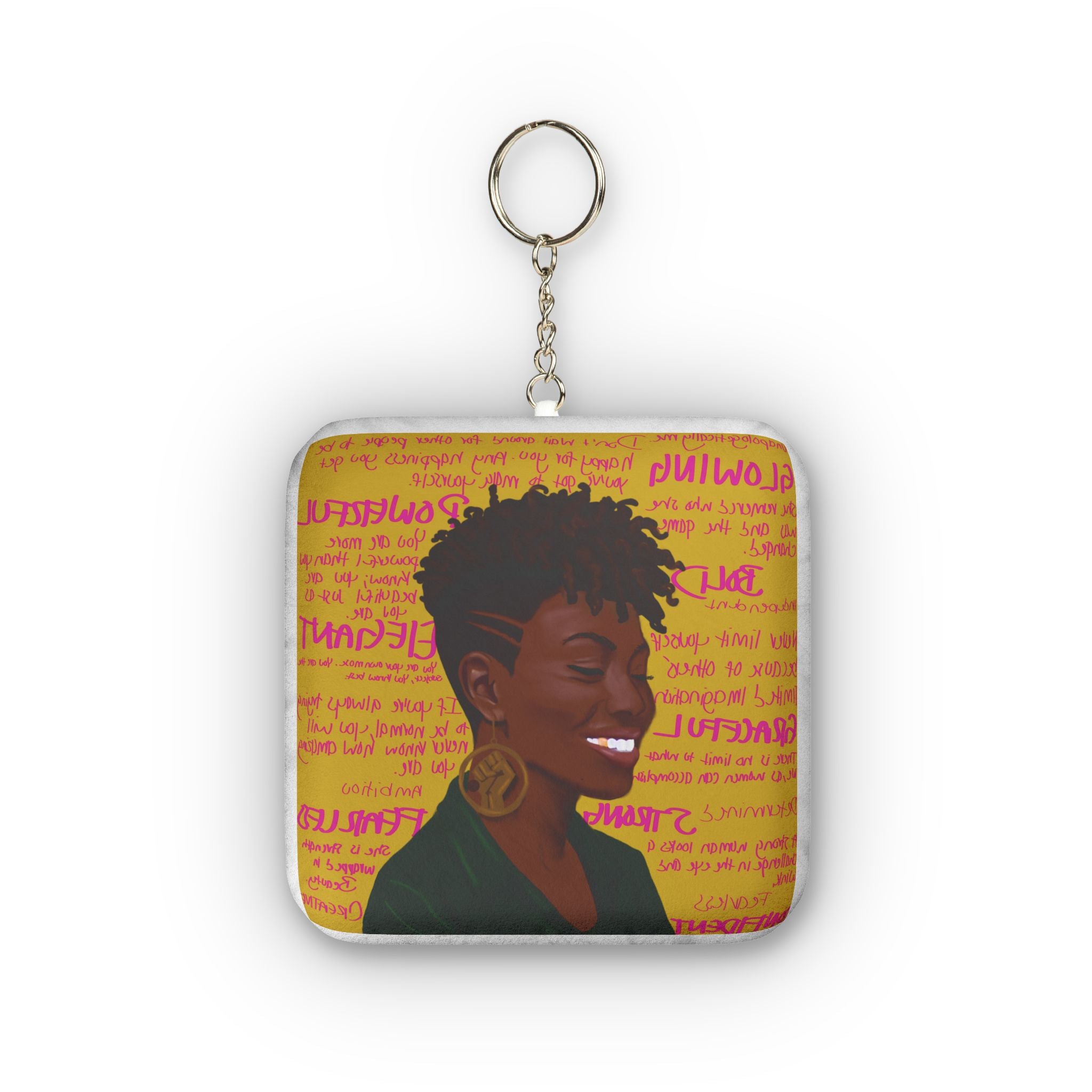 Unapologetically Black Mini Plush Keychain