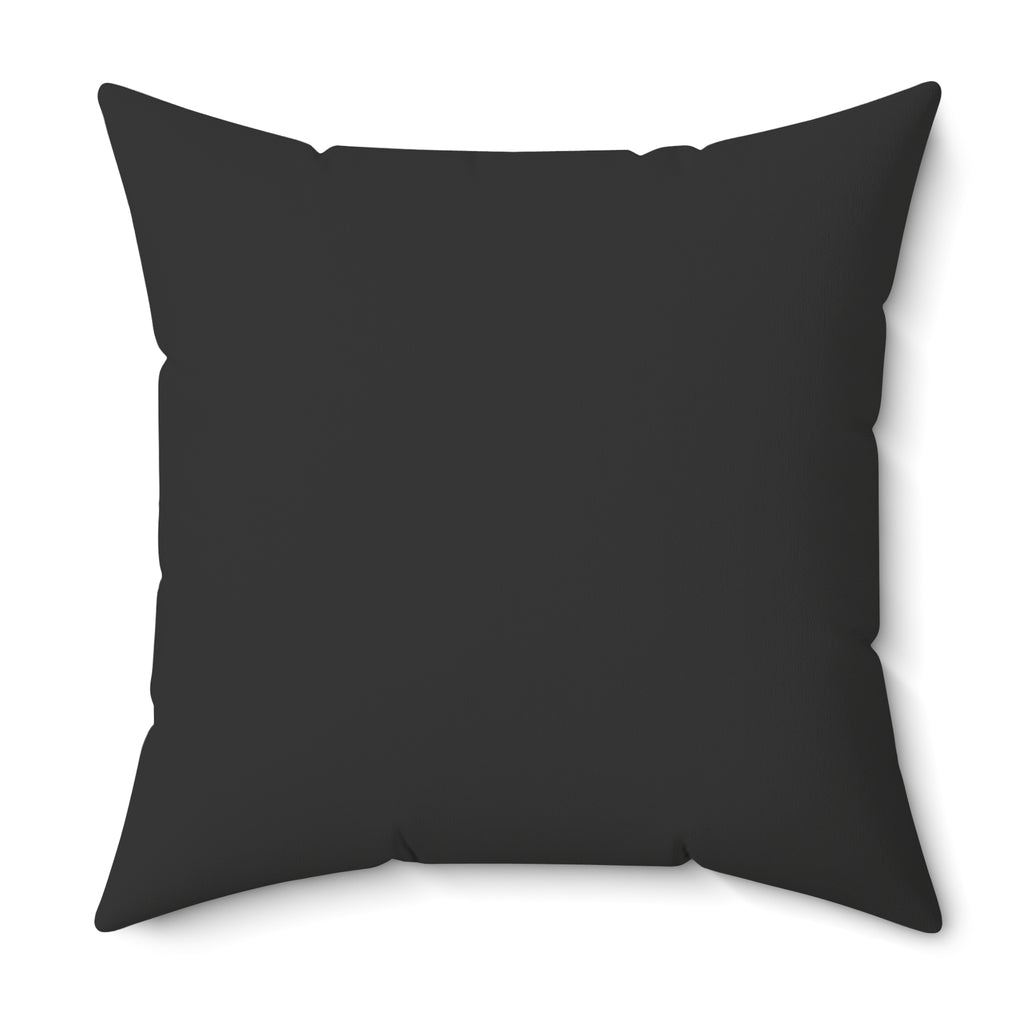 Abstract Brushstroke Square Pillow