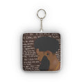To Be A Black Man Mini Plush Keychain