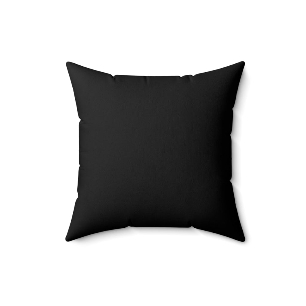 Abstract Brushstroke Square Pillow