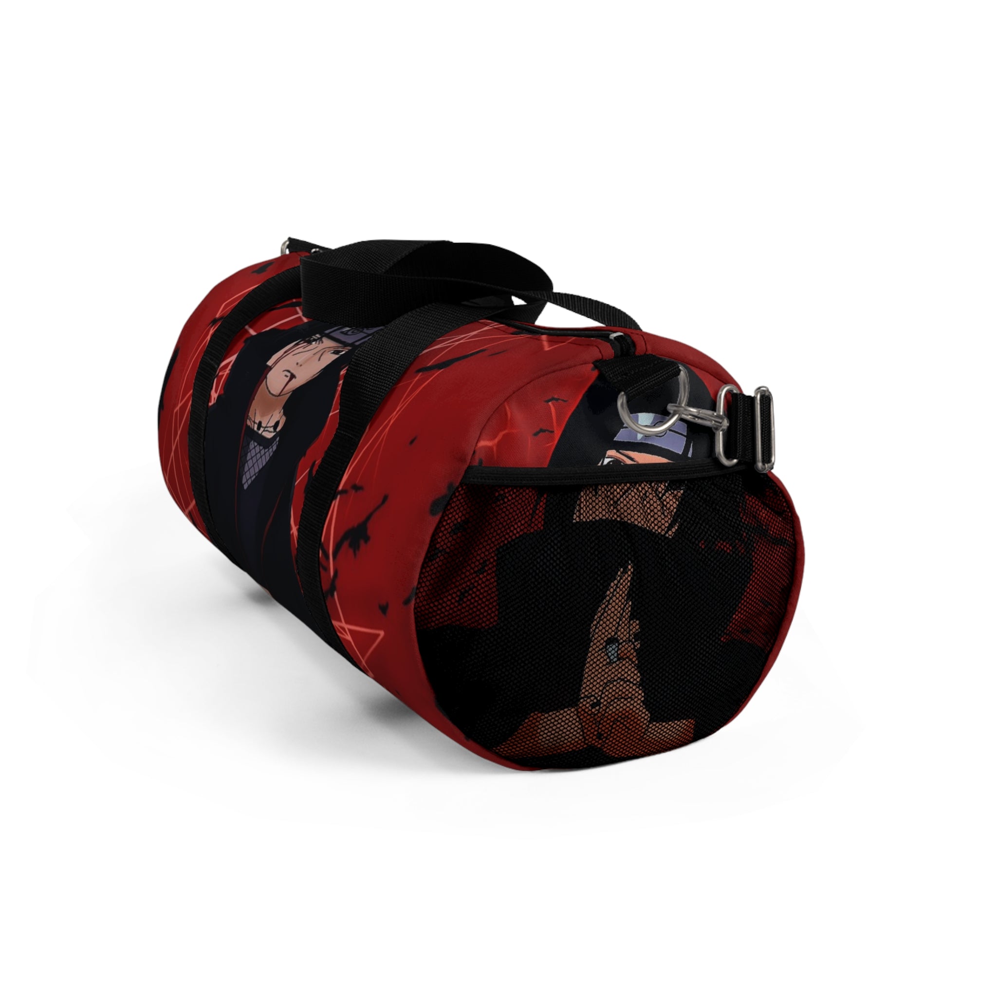 Red Itachi-Inspired Anime Duffel Bag