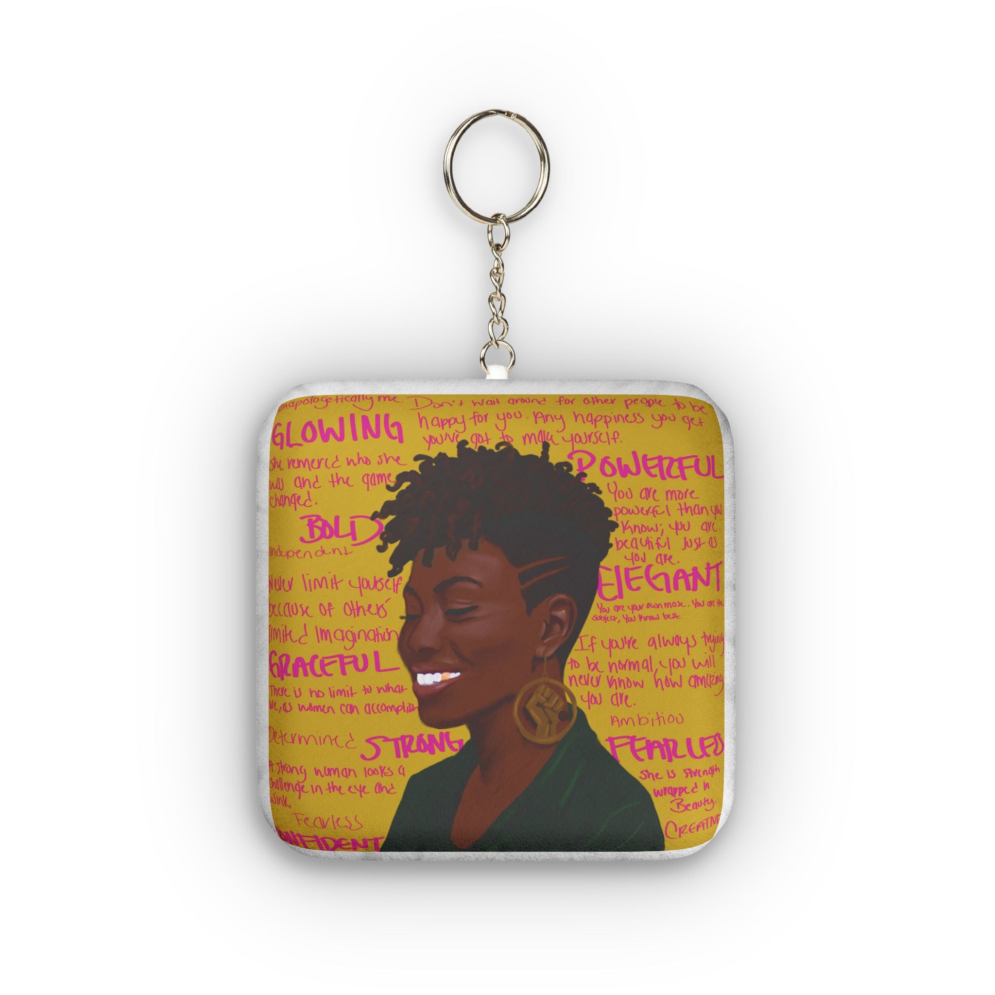 Unapologetically Black Mini Plush Keychain