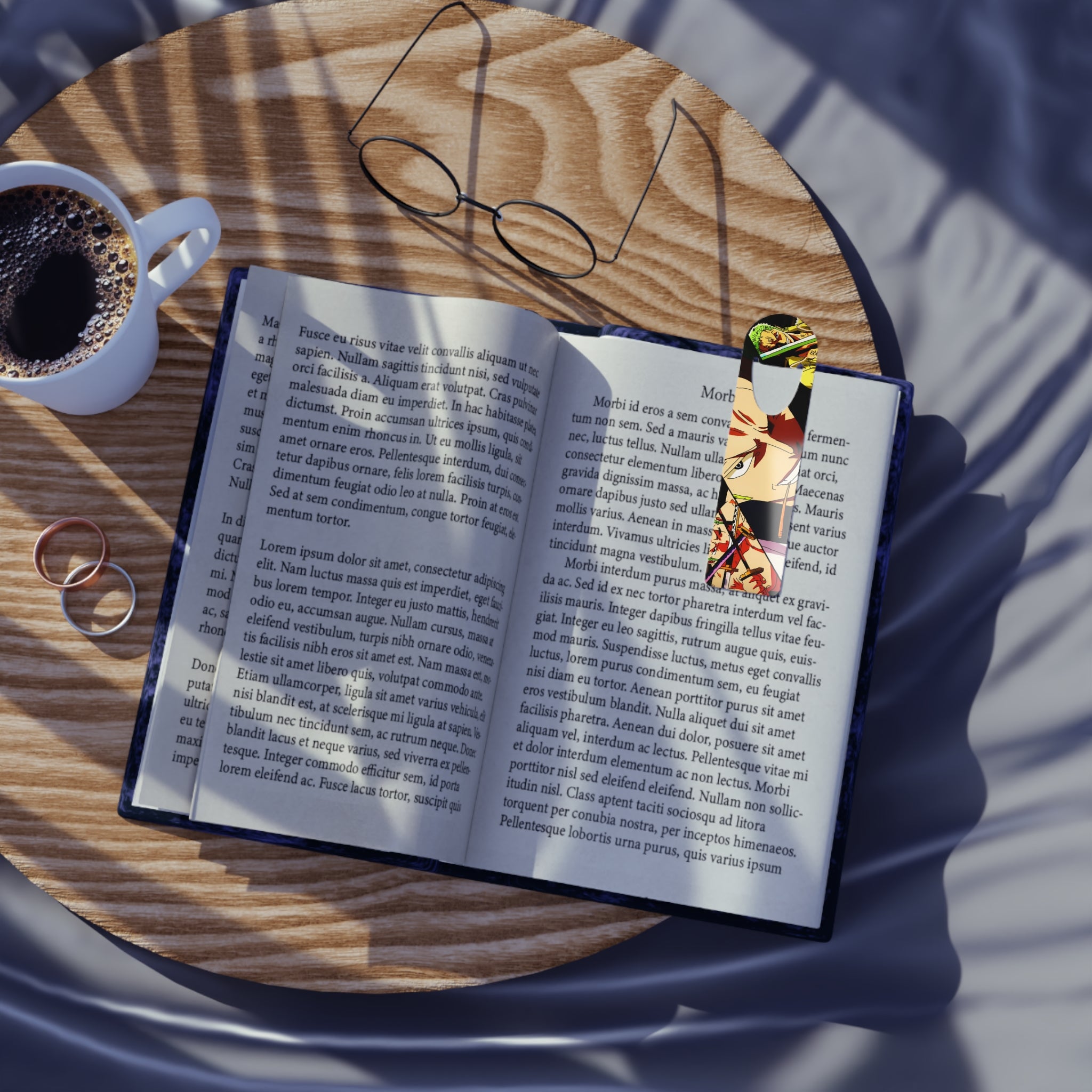 Zoro Anime Metal Bookmark