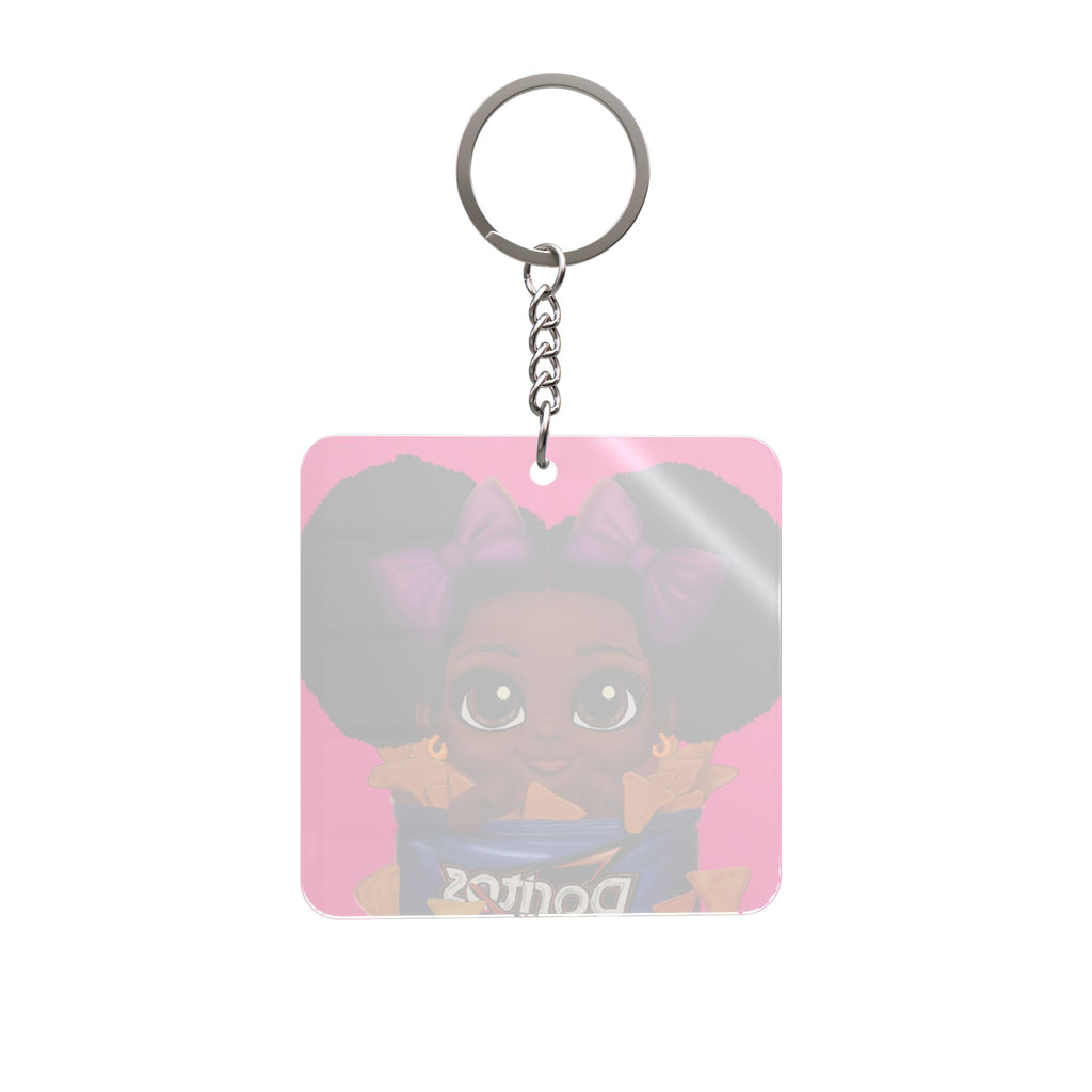 Viasim Square Keychain