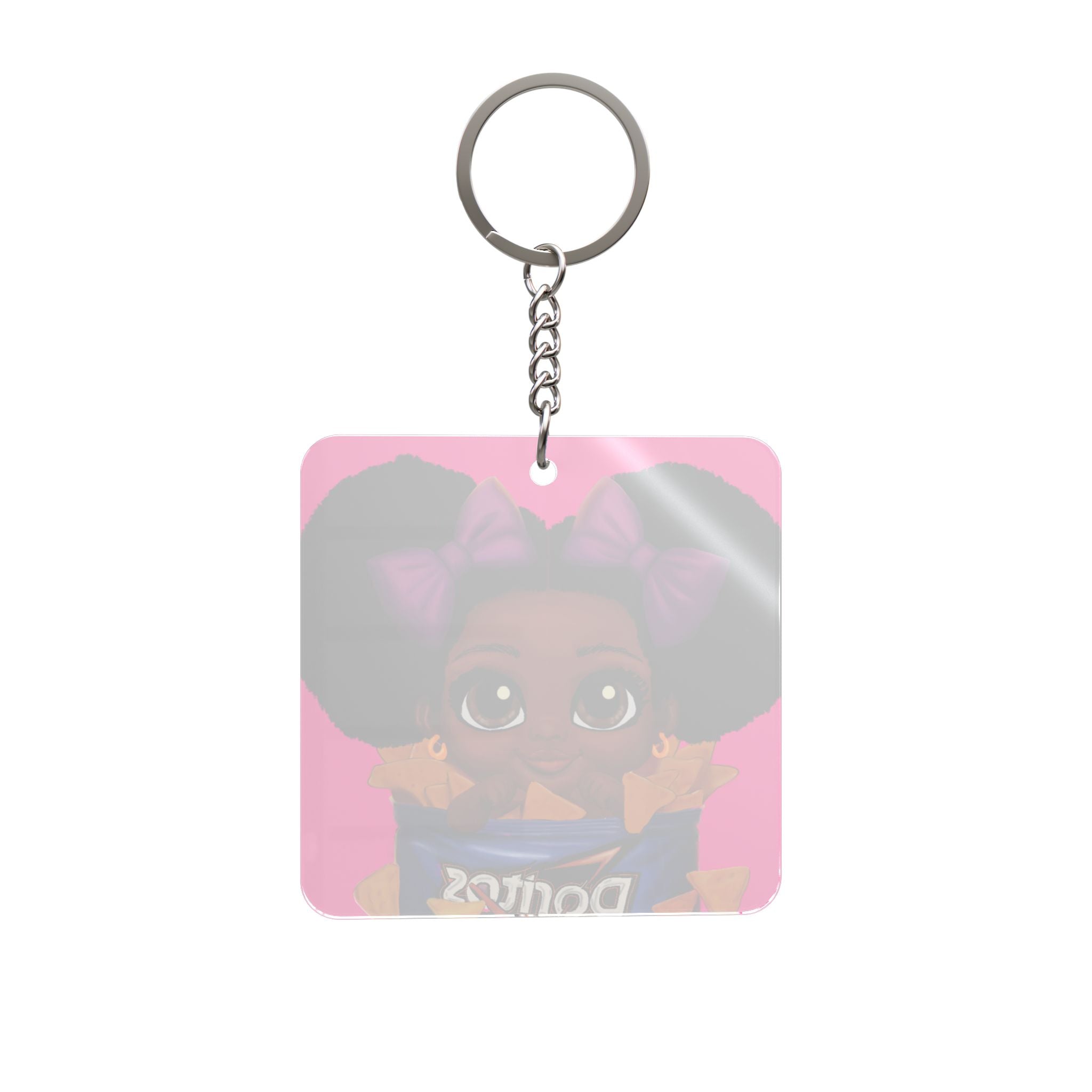 Viasim Square Keychain