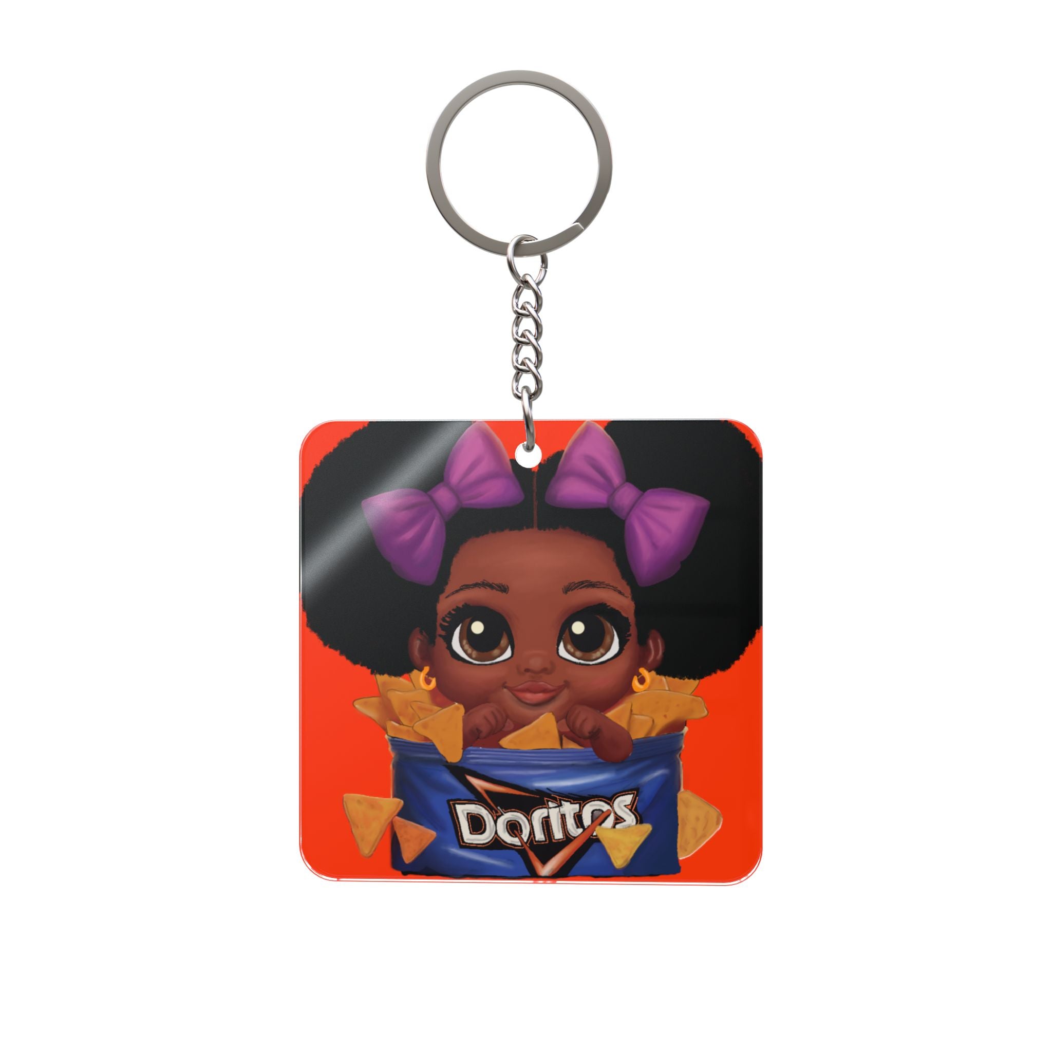 Viasim Square Keychain