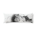 Black Ink Swirl Body Pillow