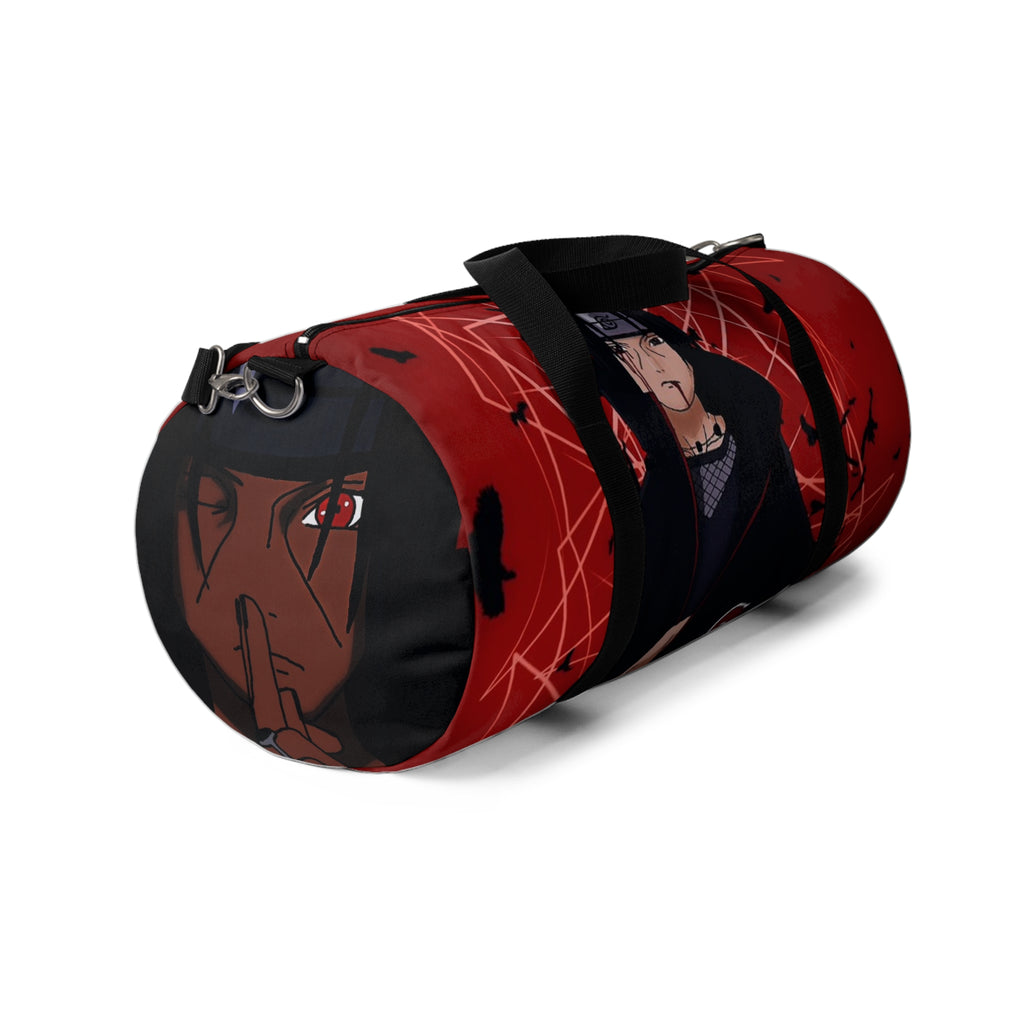 Red Itachi-Inspired Anime Duffel Bag