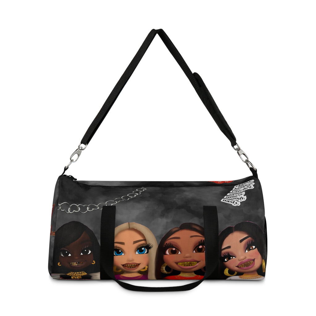 B Doll Inspiration Black Duffle Bag