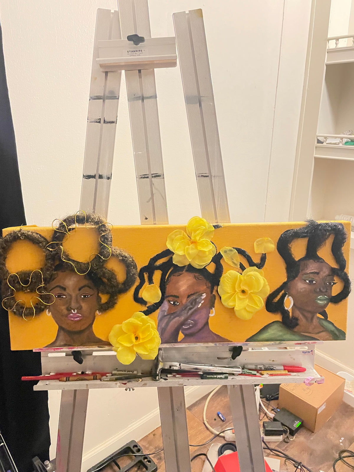 Beauty in Hair Canvas