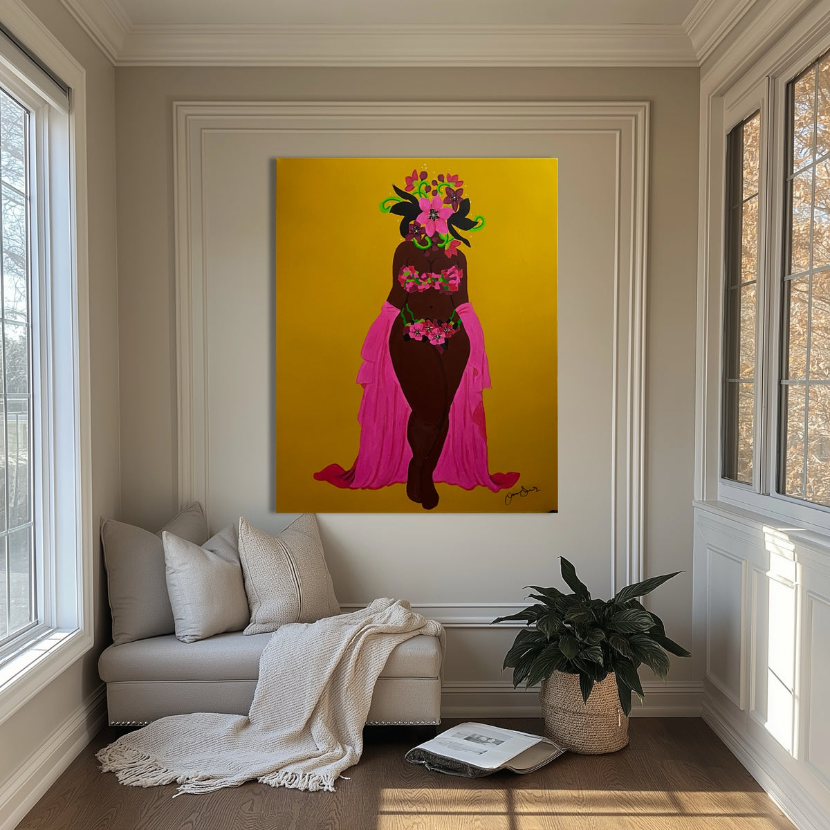Woman and Her Garden